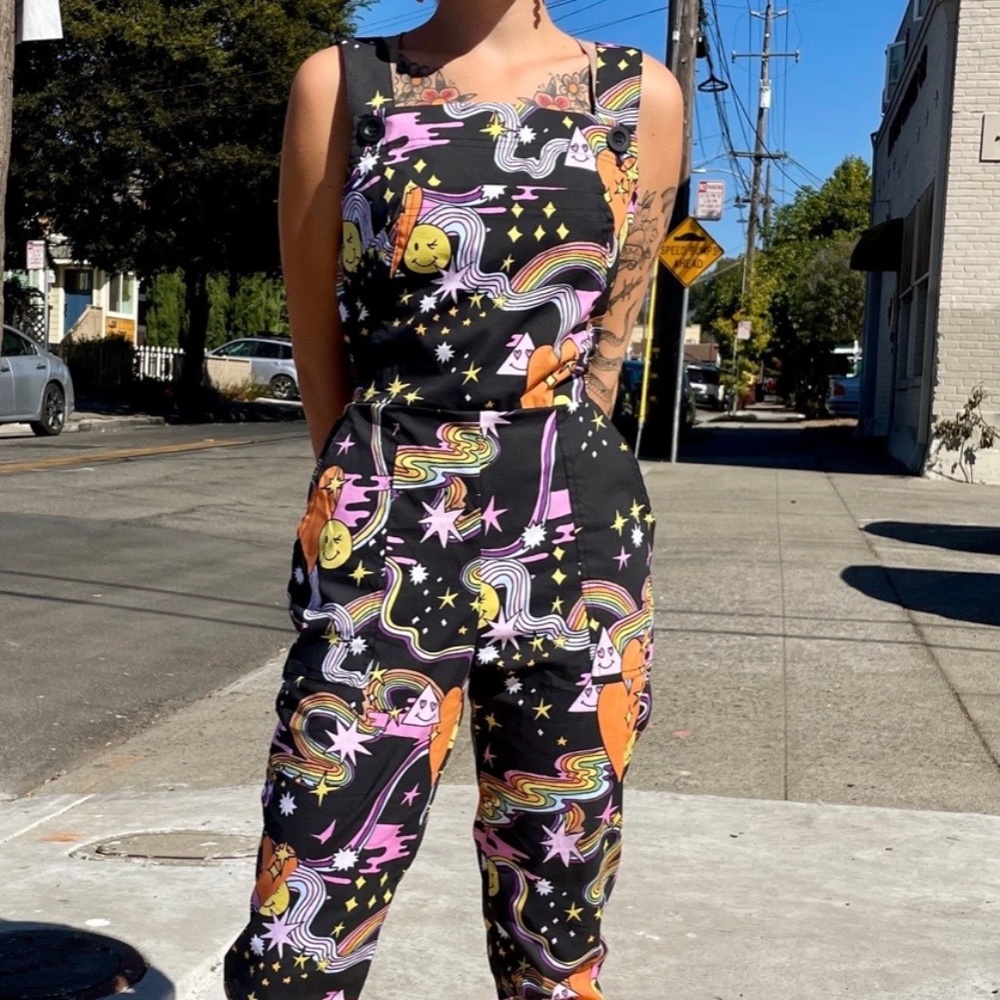 LIKE NEW Nooworks overalls Sz XS